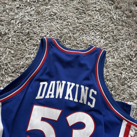 Mitchell & Ness Philadelphia Sixers Darryl Dawkins Jersey *Vintage* 1976-77 - Picture 4 of 10